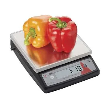 Precision Taylor TE22FT Digital Kitchen Scale for Home and Chef