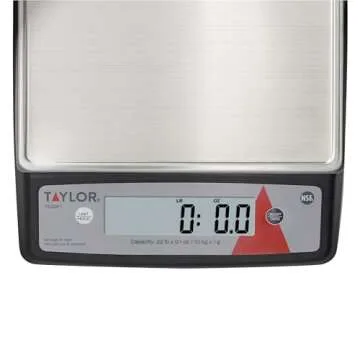 Precision Taylor TE22FT Digital Kitchen Scale for Home and Chef