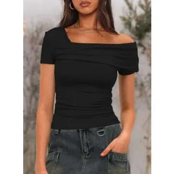 Stylish Darong Women's One Off Shoulder Top for All Occasions