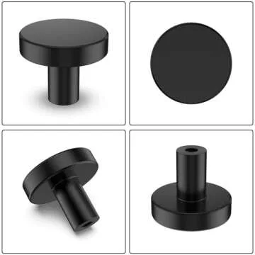 Stylish homdiy Black Cabinet Knobs for Elegant Decor