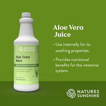 Nature's Sunshine Aloe Vera Juice 32 Fl Oz