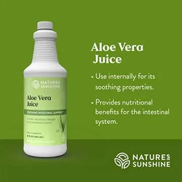 Nature's Sunshine Aloe Vera Juice 32 Fl Oz
