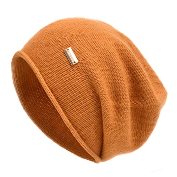 jaxmonoy Cashmere Hat Knit Slouchy Beanies for Women Winter Soft Warm Ladies Wool Knitted Skull Bean...