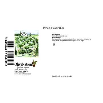 OliveNation Pecan Flavoring 8 oz Gluten-free Premium Extract