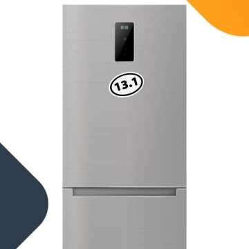 Magnet Me Up: 13.1 Half Marathon Black Oval Magnet Decal - 4x6 Inches, Heavy-Duty Automotive Magnet for Car, Truck, SUV - Runner's Pride Car Magnet, Half-Marathoner's Automotive Magnet, Made in USA