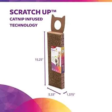 SmartyKat Scratch Up Hanging Cat Scratcher for Felines