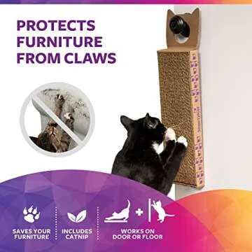 SmartyKat Scratch Up Hanging Cat Scratcher for Felines