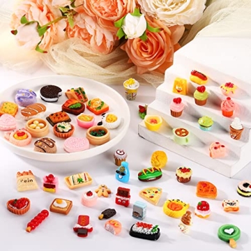 Explore 100 Piece Miniature Food Toys for Kids