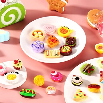 Explore 100 Piece Miniature Food Toys for Kids