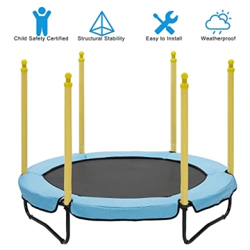 Kids Trampoline for Toddlers - Safe Indoor & Outdoor Fun