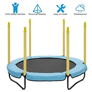 Kids Trampoline for Toddlers - Safe Indoor & Outdoor Fun