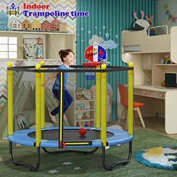 Kids Trampoline for Toddlers - Safe Indoor & Outdoor Fun