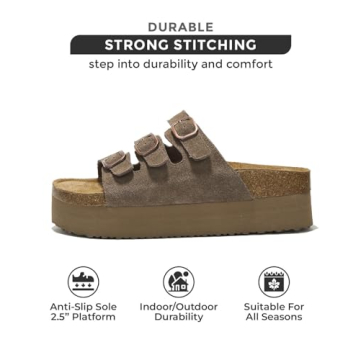 Project Cloud Women's Stylish and Comfortable Wedge Sandals
