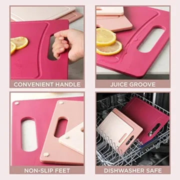 Colorful Non-Slip Cutting Board Set for Every Kitchen Need