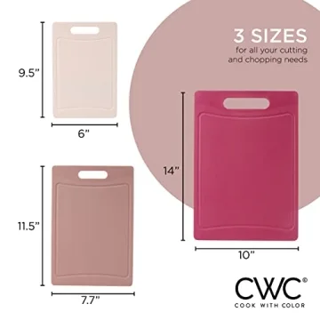 Colorful Non-Slip Cutting Board Set for Every Kitchen Need