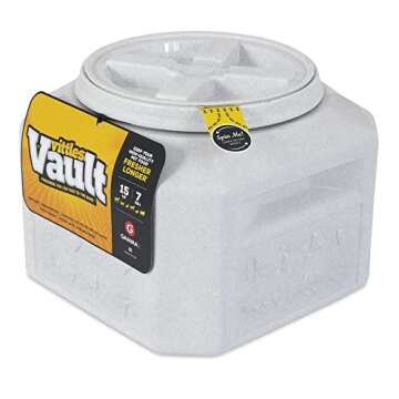 Gamma2 Vittles Vault Dog Food Storage Container with Airtight Lid, holds up to 10-15 Pounds of Dry P...