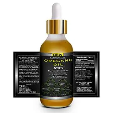 Super Strength Oregano Oil Drops - 12 Month Supply