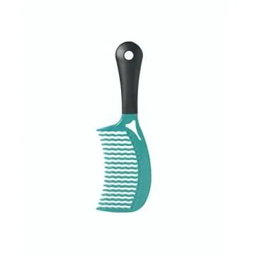 Wet Brush Pet Brush Comb Detangler, Teal - WaveTooth Bristles Prevent Knots & Snags - Ideal for Any Breed Or Coat - for Dogs, Cats, Rabbits & More