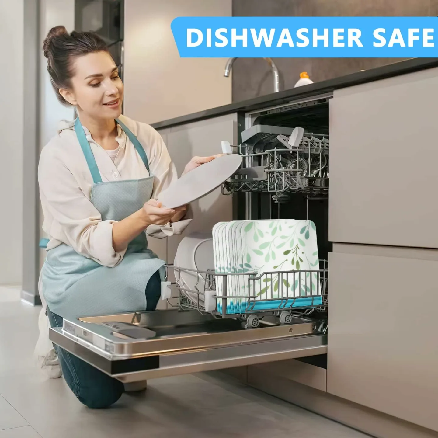 Dishwasher Safe Silicone Reusable Bags - 10 Pack