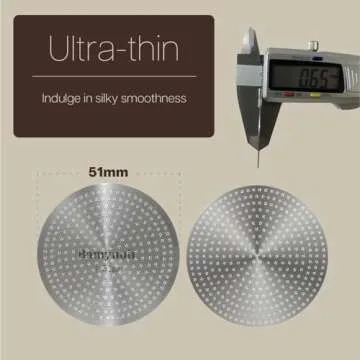Bamynoir 51mm Espresso Puck Screen for Optimized Brewing