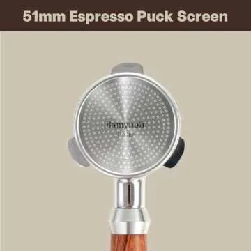 Bamynoir 51mm Espresso Puck Screen for Optimized Brewing