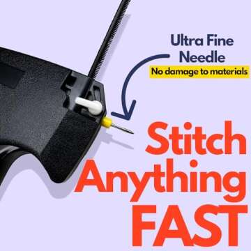 Tagging Gun - Fine Stitch Gun for Clothes – Mini Stitch Starter Tool Kit – Tagging Gun for Cloth...