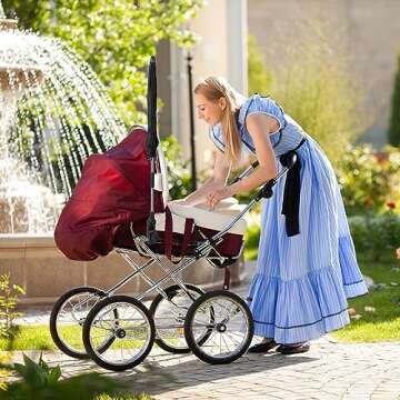 Hillban Baby Stroller Sun Shade Umbrella - 2 Pcs Adjustable