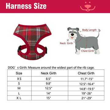 Ringloose No Pull Dog Vest Harness Soft Mesh Comfort