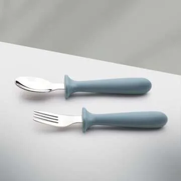 Eascrozn Baby Feeding Set Suction Plates & Cutlery