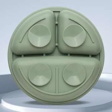 Eascrozn Baby Feeding Set Suction Plates & Cutlery