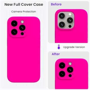 ORNARTO iPhone 15 Pro Max Case with Screen Protector