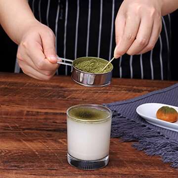 Dadamong 2-Pack Mini Flour Sifter for Baking, Flour or Powdered Sugar Shaker Duster with Handle, Stainless Steel Baking Tools Dusting Flour Sieve for Sugar, Flour, Powder and Spices