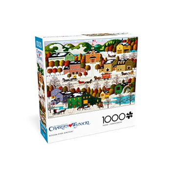 Buffalo Games Blossom River Junction 1000 Piece Puzzle