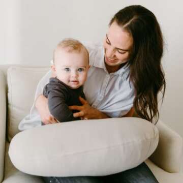 Snuggle Me Organic Feeding Support Cover | Nursing & Bonding | Organic Cotton | Birch