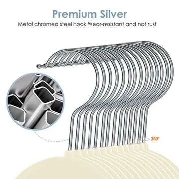 Velvet Hangers Space Saving Non Slip Pant Velvet Hangers, DUDUCOFU 4 Pack Beige Velvet Hangers Multi Layer Clothes Hangers Closet Organizer for Pants Trousers Scarf