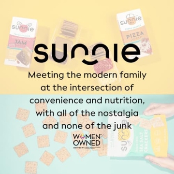 Sunnie Gluten Free Sea Salt Crackers - Healthy & Delicious