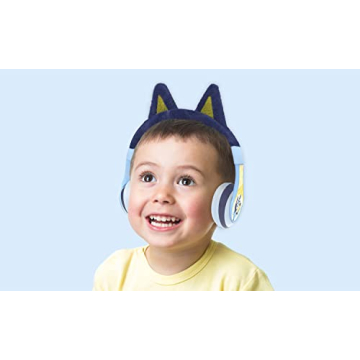 Bluey Bluetooth Headphones - Safe & Foldable for Kids