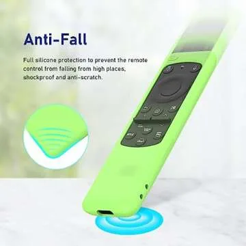 LEFXMOPHY Case for Samsung Remote Covers 2023 New BN59-01432J BN59-01432A BN59-01432 Smart TV Solar Panel Remote Green Cover Protector Glow in Dark