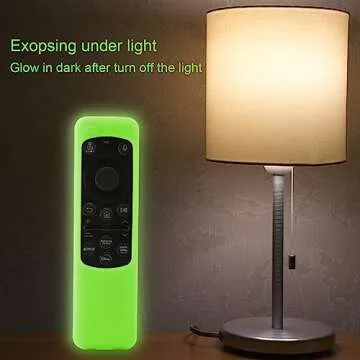 LEFXMOPHY Case for Samsung Remote Covers 2023 New BN59-01432J BN59-01432A BN59-01432 Smart TV Solar Panel Remote Green Cover Protector Glow in Dark