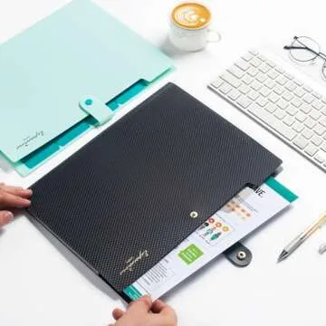 Sooez School File Folder - Stylish & Functional Organizer