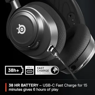 Elite SteelSeries Nova 7X Wireless Gaming Headset with Long Battery Life