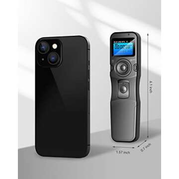 Digital Timer Remote Shutter Release Trigger Intervalometer for Canon EOS Rebel T6 T7 80D 70D 60D 60...