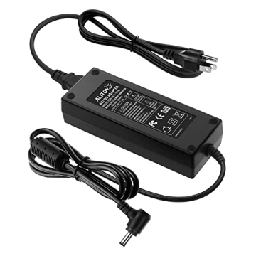 ALITOVE 24V Power Supply DC Adapter 5A for LED Lights, Cameras & More