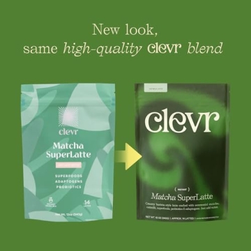 Clevr Blends Organic Matcha Green Tea Latte Mix