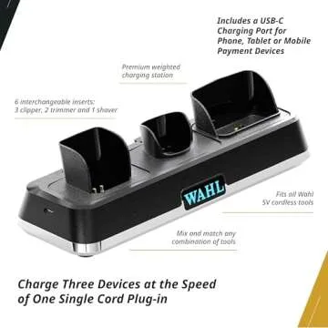 Wahl Professional Power Station High Performance Multi Tool Charging Dock for Barbers Stylists