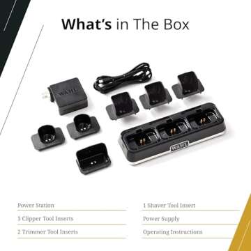 Wahl Professional Power Station High Performance Multi Tool Charging Dock for Barbers Stylists