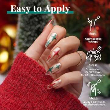 Beetles Gel Nail Polish Set for Stunning Holiday Nails