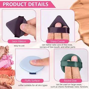 Ainiv 9PCS Makeup Sponges - Reusable & Portable