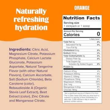 Ultima Replenisher Daily Electrolyte Powder Drink Mix – Orange, 90 Servings – Hydration Powder with 6 Key Electrolytes and Trace Minerals – Keto Friendly, Vegan, Non-GMO and Sugar-Free