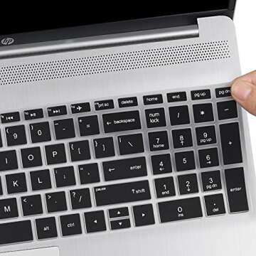 Keyboard Cover for 17.3 HP Laptop 17-by 17-bs/ca 17t-by400/by500/by300 17-by4633dx 17-by3613dx 17-by2053cl 17-by1053dx by4061nr 17-by3053cl by3065st by4623dx by4025nr by4013dx 17-ca3035cl 17-bs051od